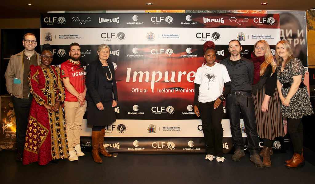 Á myndinni eru helstu aðstandendur CLF á Íslandi ásamt þeim sem þátt tóku í panel umræðum. Ljósmyndari: Þórdís Erla. Heimasíða ljósmyndara: https://www.thordiserla.is/