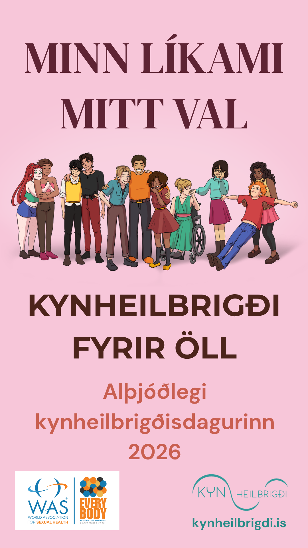 Auglýsing fyrir Alþjóðlegan kynheilbrigðisdag 2026